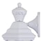 Vaxcel Auburn Aluminum 6.25-in. W 1 Light White Motion Sensor Dusk/Dawn Outdoor Wall Lantern Clear Glass T0730 - alternate 9